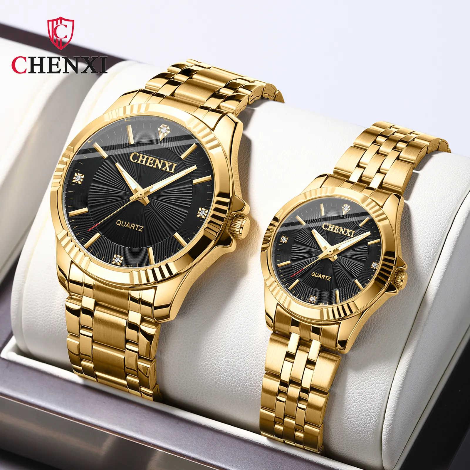Chenxi Oem Nieuwe Mannen Vrouwen Horloges Heren Topmerk Luxe Quartz Uurwerk Horloge Koppels Klok Polshorloge