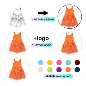 Vestido Tutú Retro con Estampado <span class=keywords><strong>de</strong></span> <span class=keywords><strong>Vaca</strong></span> para Niñas DH ODM, Falda <span class=keywords><strong>de</strong></span> Tul Negro en Capas, Sin Mangas, Estilo Safari - Product Image 4