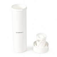 Tube professionnel anti-humidité pour comprimés effervescents avec bouchon déshydratant en spirale pour l'emballage de produits de santé OEM ODM