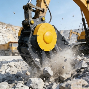 Godet broyeur pour excavatrice pour la construction routière et le remblaiement de pipelines - Product Image 1