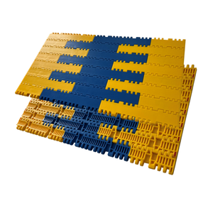 Correia transportadora modular de plástico resistente para indústria de placa enrolada - Product Image 1