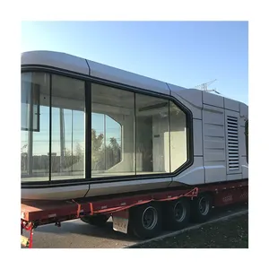 Di chuyển prefab cabin có thể gập lại container nhà nhà di động Modular biệt thự Modular container nhà với đồ nội thất