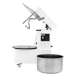 HENDI Commercial Dough Mixer 88 Kg/h 32L 400V/1100W 431x740x(H)804mm <b>Spiral</b> Mixer with Lift-Up Head and Removable Bowl - Product Image 1