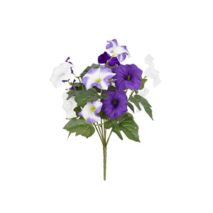 Fleurs Artificielles Violettes et Blanches, Bouquet de Trompettes de Volailles, 30cm-100cm, Haute Simulation, Décoration Florale en Plastique PE et Soie - Product Image 5