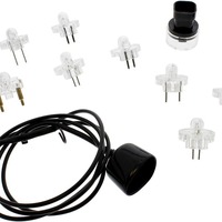 Kit d'outils de test d'injecteurs de carburant avec lumières de détection pour démontage et détection de buses automobiles