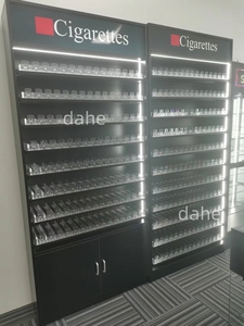 Estantes de Metal para Cigarrillos, Estante de Exhibición de Tabaco con Empujadores, Armario para Cigarrillos, Accesorio para Tienda - Product Image 6