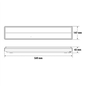 Lampada di Emergenza Beghelli 8584BLU IP42 Profondità 15,5 cm Larghezza 5,5 cm Altezza 5 cm - Product Image 2