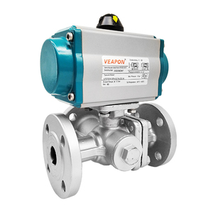 Vanne à boisseau sphérique pneumatique à raccord DN10-DN100 - Product Image 1