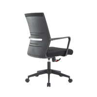 Chaise de bureau ergonomique pivotante en tissu, chaise de direction réglable en maille, mobilier de bureau commercial à prix abordable