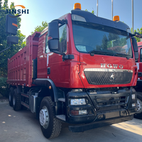 Camion benne basculante d'occasion SINOTRUK TX 6X4, poids lourd, diesel, 30 tonnes, 10 roues, conduite à gauche, Euro2, transport arrière, à prix réduit