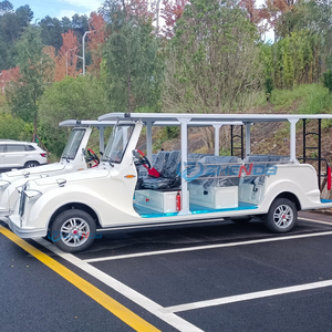 Coche clásico de turismo eléctrico blanco minimalista <span class=keywords><strong>para</strong></span> bodas y lugares escénicos Transporte especial multifuncional - Product Image 4