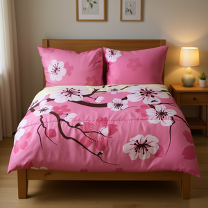 Juego de Edredón Azteca con 2 Almohadas, Tamaño Matrimonial, Estampado Floral, Microfibra, Ropa de Cama para Toda Temporada - Product Image 2