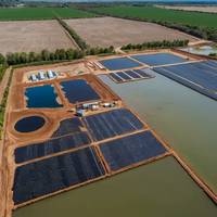 Étang à poissons Réservoir d'élevage Pvc Géomembrane Réservoirs à poissons Ferme Aquaculture Grand lac