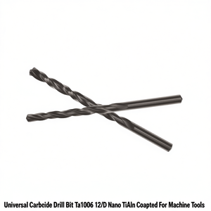Ttake Universal Carbide <b>Drill</b> Bit Ta1006 12xD Nano TiAlN Coated For Machine Tools - Product Image 2