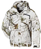 Pantalon de chasse personnalisé en molleton orange imperméable camouflage pour hommes, vestes chauffantes gonflées isolées Drake Design Winter Print Pattern