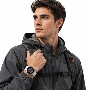 Montre connectée 2026 avec lampe torche LED, appel <span class=keywords><strong>SOS</strong></span>, boussole, batterie 430 mAh, suivi de santé, montres intelligentes personnalisées, vente en gros directe usine - Product Image 3