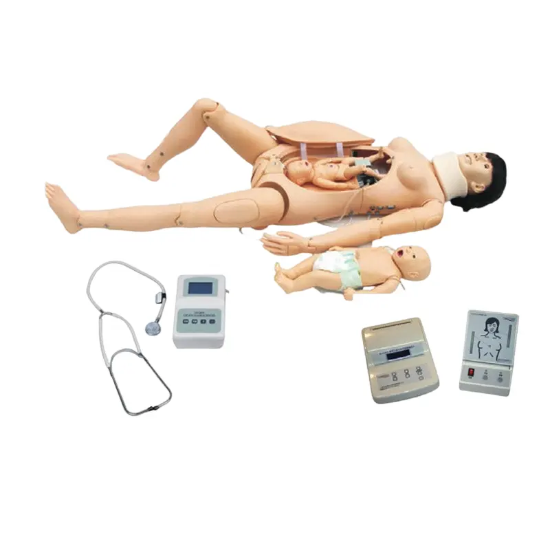 KyrenMed Advanced Maternal Neonatal Delivery Emergency Simulator Maternal CPR Nursing Model Manikin Delivery Emergency Training