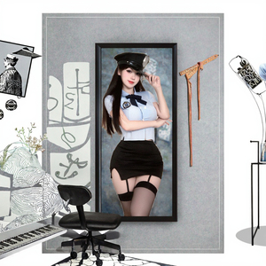 ชุดชั้นในเซ็กซี่รัดรูปสำหรับผู้หญิง ชุดเล่นบทบาทสมมติ ผ้าโพลีเอสเตอร์ระบายอากาศได้ดี ชุดยูนิฟอร์มครึ่งตัวสุดเย้ายวนสำหรับนักเรียน/เจ้าหน้าที่/ครู - Product Image 3