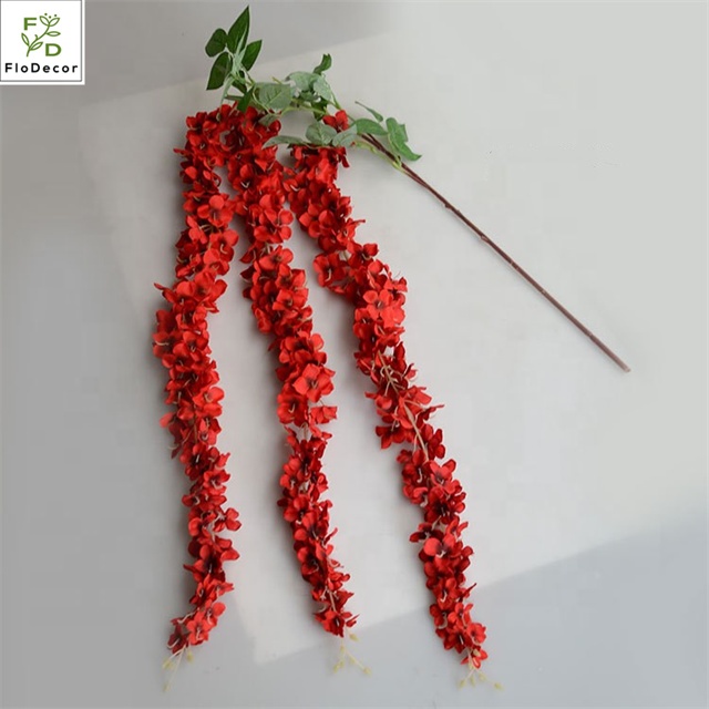 Wholesale High Quality 1.6M Silk Wisteria Garland - FloDecor Artificial Hanging Flowers for Wedding