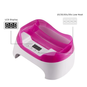 Secador de uñas de Gel UV rápido profesional de 110W, 4 configuraciones de temporizador, lámpara LED de curado de esmalte de uñas para uso doméstico, Material plástico con logotipo personalizado - Product Image 4