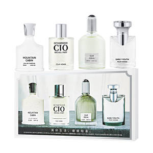 Coffret de parfum pour homme Eurasian Grand <span class=keywords><strong>Prix</strong></span>, vaporisateur, notes florales, parfum longue durée, format voyage, quatre pièces, Silver Charm - Product Image 5