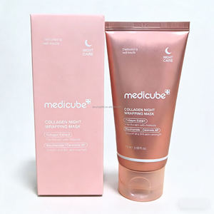 <span class=keywords><strong>Masque</strong></span> de nuit coréen personnalisé en gros au collagène cristallin, <span class=keywords><strong>masque</strong></span> peel-off et crème de nuit avec pinceau - Product Image 5