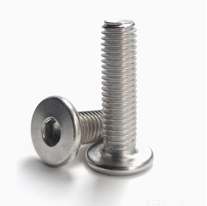 M3 M4 <strong>M5</strong> M6 M8 Stainless Steel Flat Hexagon Socket Allen Furniture Screw <strong>Bolts</strong> - Product Image 1