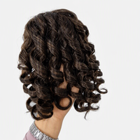 Perruque de poupée américaine personnalisée par le fabricant pour poupée - Cheveux en peluche tendance pour poupée BJD de 18 pouces