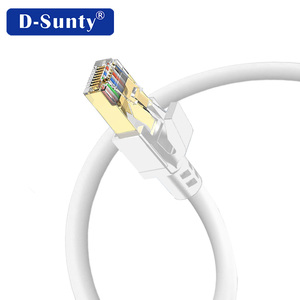 Câble Ethernet RJ45 Cat 8 40 Gbit/s en cuivre pur avec gaine PVC, 28AWG S/FTP, 1m 2m 3m 5m 10m 15m 20m 25m 30m - Product Image 6