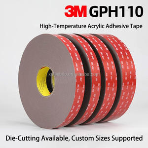 Cinta de Espuma Acrílica 3M VHBB GPH-110GF, Gris, 1.1 mm, Alta Temperatura, Alta Adhesión, Aplicaciones Industriales y Automotrices - Product Image 4