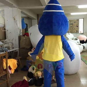 Funtoys azul sombrero niño dibujos animados Cosplay mascota disfraz <span class=keywords><strong>para</strong></span> Festival celebración fiesta <span class=keywords><strong>de</strong></span> cumpleaños - Product Image 3