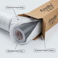 Vinilo de PVC Autoadhesivo de Color para Plotter de Corte, Opaco, 0.08mm de Grosor, Acabado Brillante o Mate, Rollo para Tinta UV