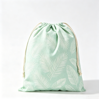 Mini sacs organisateurs pliables portables en toile avec cordon de serrage, recyclables et sécurisés pour écouteurs et bijoux