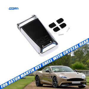 Juegos de llaves para Aston Martin, accesorios para llaves, carcasa protectora, cabezal de cristal, carcasa de plástico negra para llaves - Product Image 2