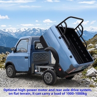 Nouveau petit pick-up électrique, véhicule à quatre roues entièrement fermé, nouvelle énergie, double usage pour le transport de marchandises et la livraison