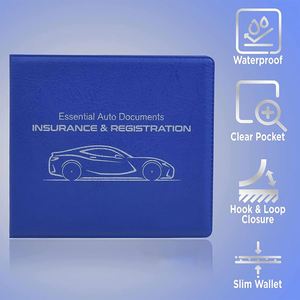 Organizador de Documentos para Vehículo, Cartera para Tarjetas de Identificación, Porta Tarjetas de Seguro y Registro de Automóvil de Plástico - Product Image 2