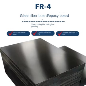 Plaques en plastique FR-4 antistatiques en fibre de verre noire, ignifuges, résistantes aux hautes températures, en résine époxy, usinage CNC de précision - Product Image 4