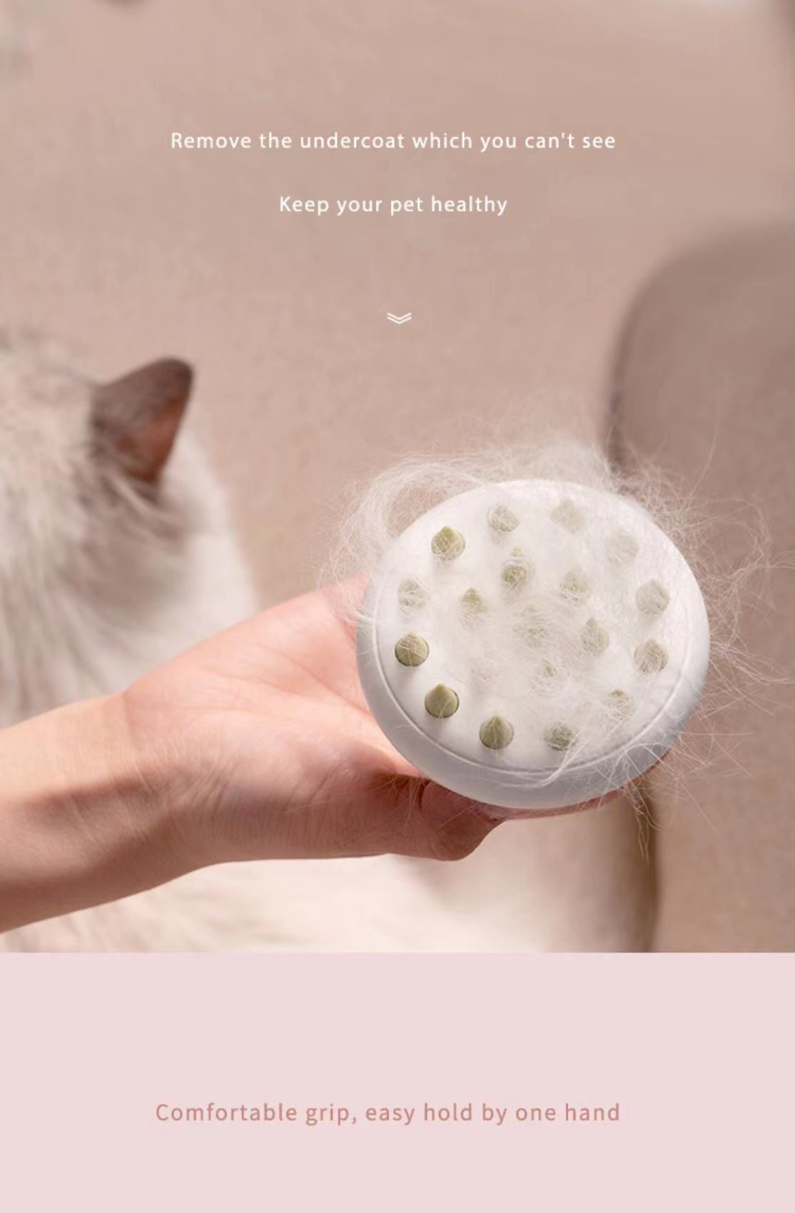 Pet Dog Cat Cleaning Brush Grooming Products Blue Green Pink Color