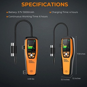 HVAC 냉매 누설 감지기 할로겐 가스 스니퍼, 에어컨 탐지, 자동차 가스 탐지기, R22 R410A R134A R1234YF - Product Image 3