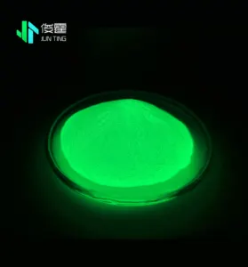 Junting Yellow Green Luminous Powder Luminescent Pigment Photoluminescent Pigment Long-time Glow In The Dark Powder For Paint