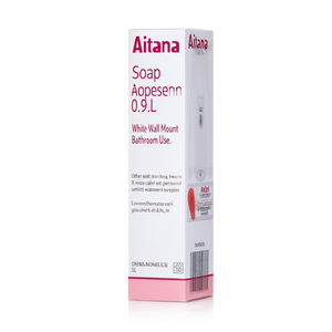 Dispenser di Sapone Aitana 0,9 L Bianco da Parete per Bagno - Product Image 2