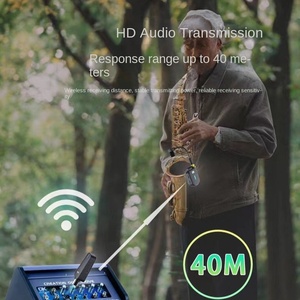 DK Microphone sans fil professionnel MP-10pro grand café <span class=keywords><strong>Saxophone</strong></span> Portable Pick-Up - Product Image 5