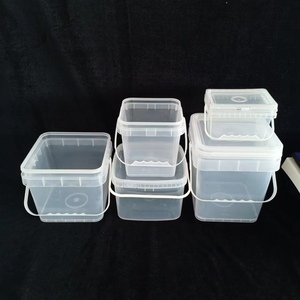 Tùy Chỉnh Giá Rẻ Nhỏ Lớn 5 Gallon Cấp Thực Phẩm An Toàn Sơn Bỏng Ngô Trắng Vuông Nhựa Xô Có Nắp Đậy Xử Lý Giá Có Thể Tái Chế - Product Image 3