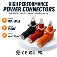 Connecteur de borne de batterie au lithium 70A-500A 1500V DC à angle droit pour système de stockage d'énergie