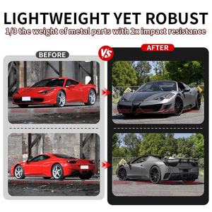 Nuevo Kit de Carrocería de Fibra de Carbono Estilo MSY para Ferrari 458, Parachoques Delantero y Trasero, Guardabarros, Capó, Alerón - Product Image 2