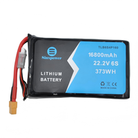 Paquete de Baterías de Estado Sólido Sinxpower 6S 8S4P INR21700 16800mah P42A, Tasa de Descarga 10C, 800 Ciclos, para Dron FPV Molical de 13-17 Pulgadas