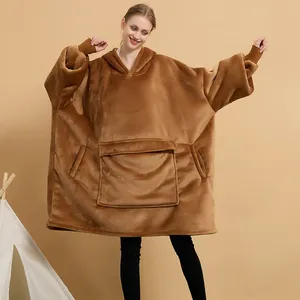 Sweat-shirt à capuche géant pour adulte, taille unique, impression de noël, surdimensionné