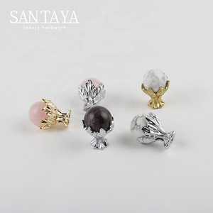 Santaya Chrome-plated Silver <strong>Crystal</strong> Brass Handles Kitchen Cabinet Pulls Bedroom Wardrobe Drawer <strong>Knobs</strong> Furniture Handle - Product Image 3