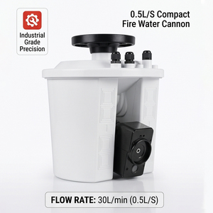 Canon à eau motorisé en acier inoxydable pour la lutte contre les incendies, 0,5 L/s, avec système de projection de mousse électrique - Product Image 2