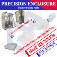 Boîte de rangement pour fournitures artistiques en PP transparent moulé par injection sur mesure, étui rigide portable en plastique pour outils de dessin